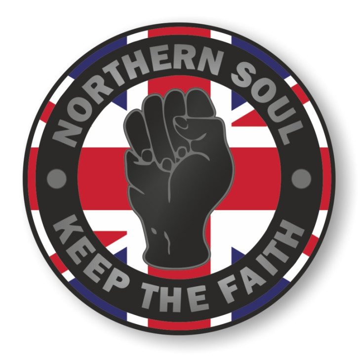 NORTHERN SOUL BRITAIN PVC STICKER