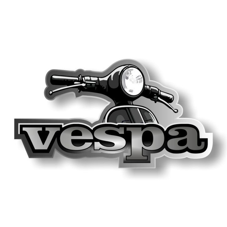 VESPA HANDLEBAR PVC STICKER