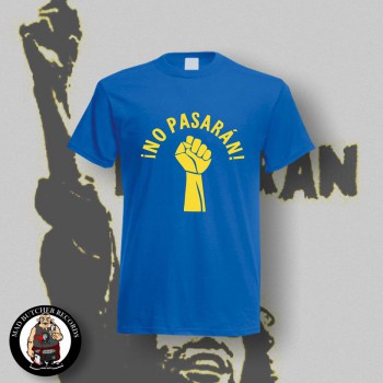 NO PASARAN T-SHIRT M / BLAU
