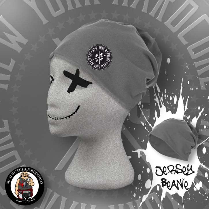 NEW YORK HARDCORE CIRCLE BEANIE GRAU