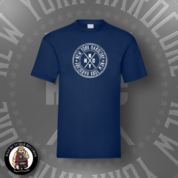 NEW YORK HARDCORE CIRCLE T-SHIRT 3XL / navy