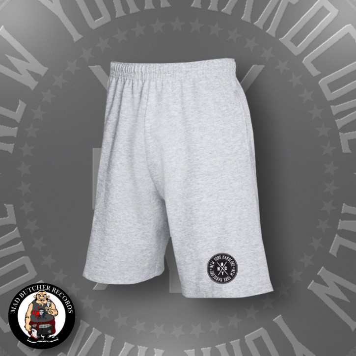 NEW YORK HARDCORE CIRCLE SHORTS XL / grey