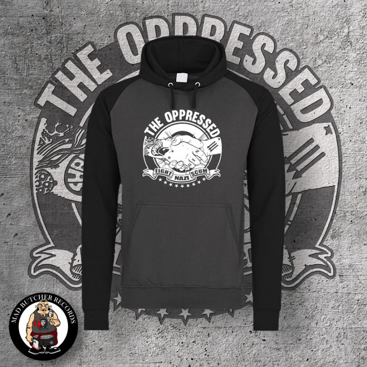 OPPRESSED FIGHT NAZI SCUM KONTRAST KAPU
