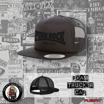 PUNKROCK SINCE 1977 BLACK ON BLACK MESH CAP