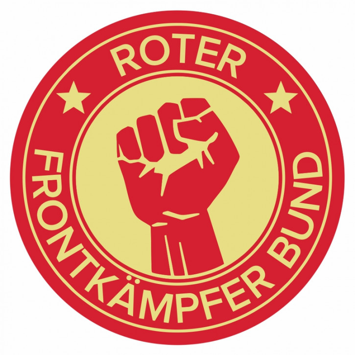 ROTER FRONTKÄMPFER BUND PVC STICKER