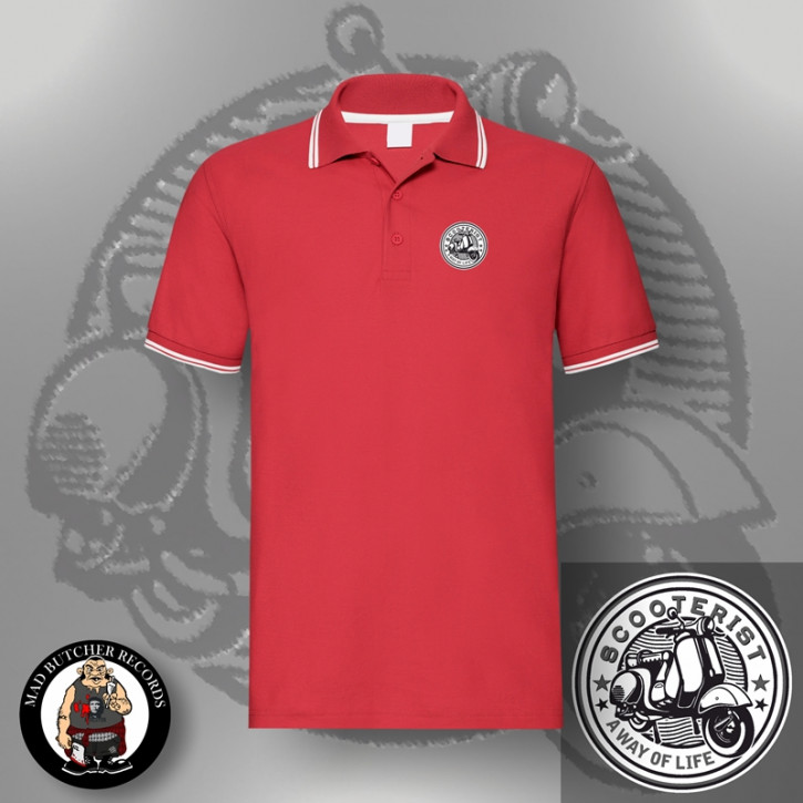 SCOOTERIST A WAY OF LIFE POLO L / ROT