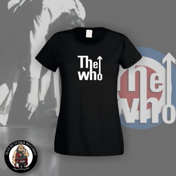 THE WHO B/W LOGO GIRLIE