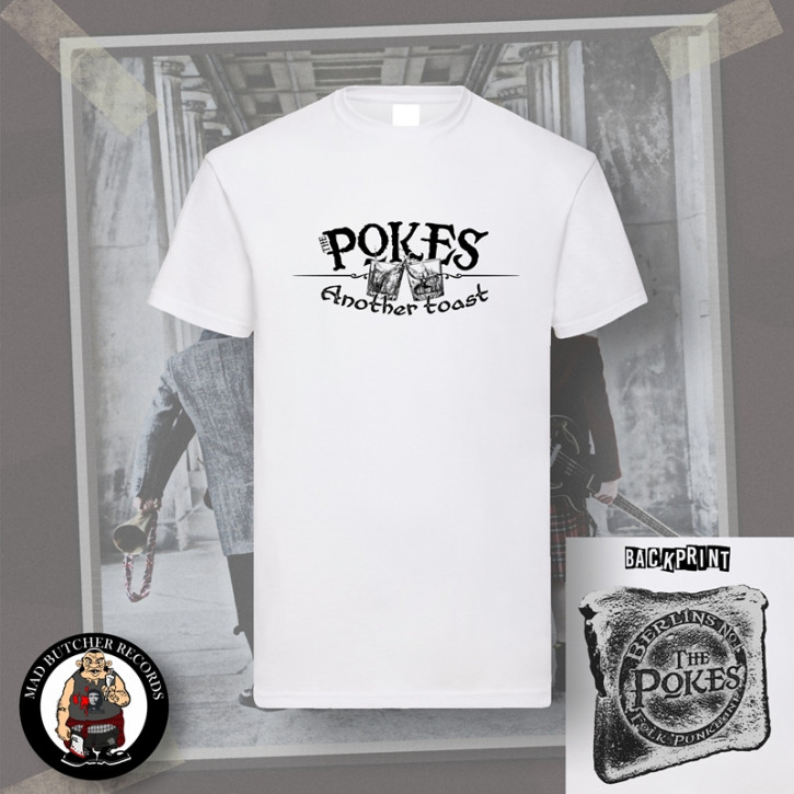 THE POKES ANOTHER TOAST T-SHIRT M / WEISS