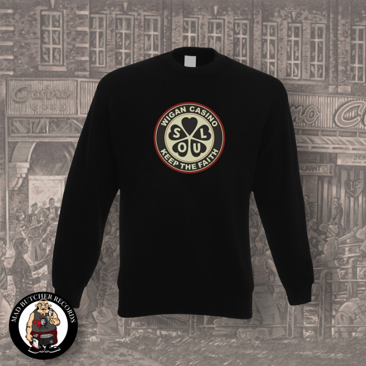 WIGAN CASINO KEEP THE FAITH SWEATSHIRT