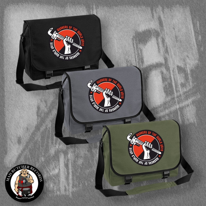 WORKERS OF THE WORLD UNITE MESSENGER BAG