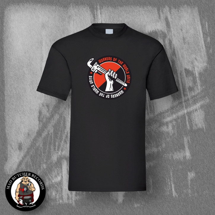 WORKERS OF THE WORLD UNITE T-SHIRT Black / S