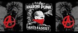 ANARCHOPUNK ANTIFASCIST KAFFEEBECHER